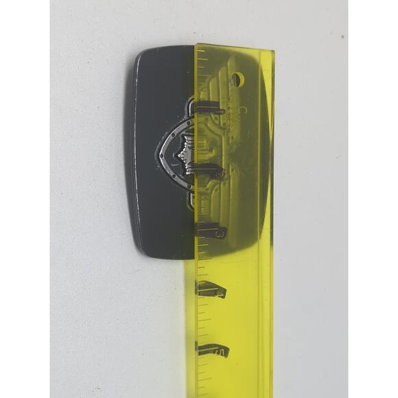 RARE Belt Buckle Eagle by Chrome Black Matte Gift approx. 3.5 x 2.5 in - Picture 5 of 6